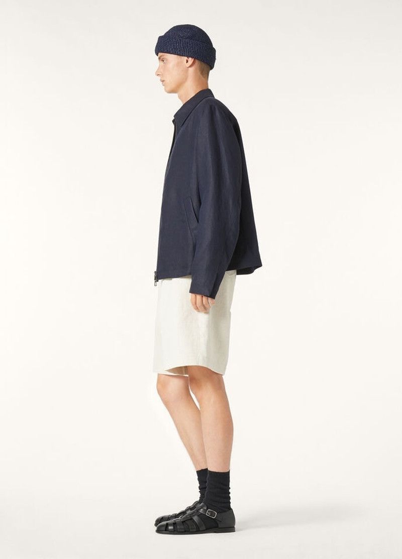 Loro Piana o1w1db10226 FAP2301 Maurin Blouson Jacket in Blue Size US S / EU 44-46 / 1 - 2 Thumbnail