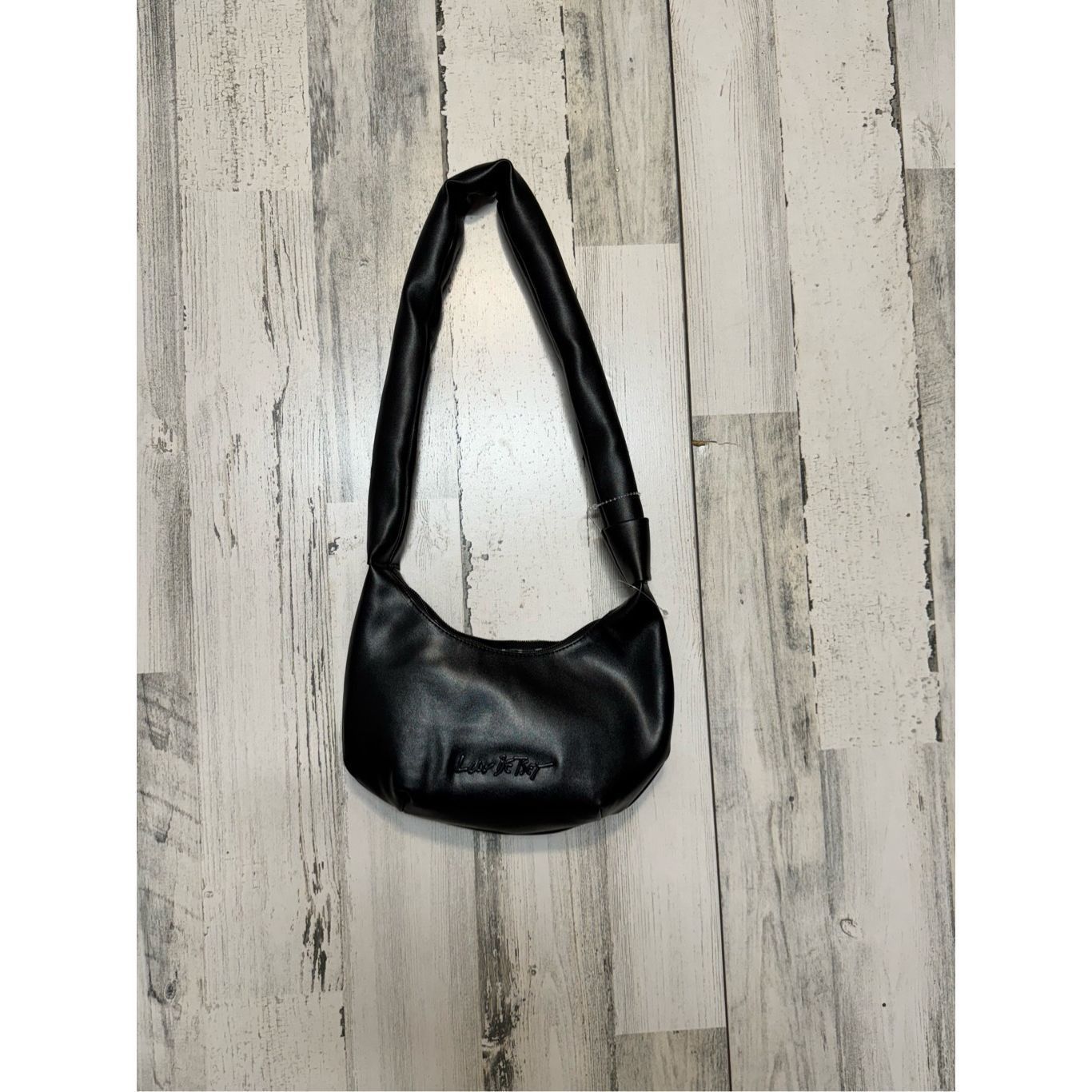Betsey Johnson Betsey Johnson Black Faux Leather Shoulder Bag | Soft Hobo P Size ONE SIZE - 1 Thumbnail