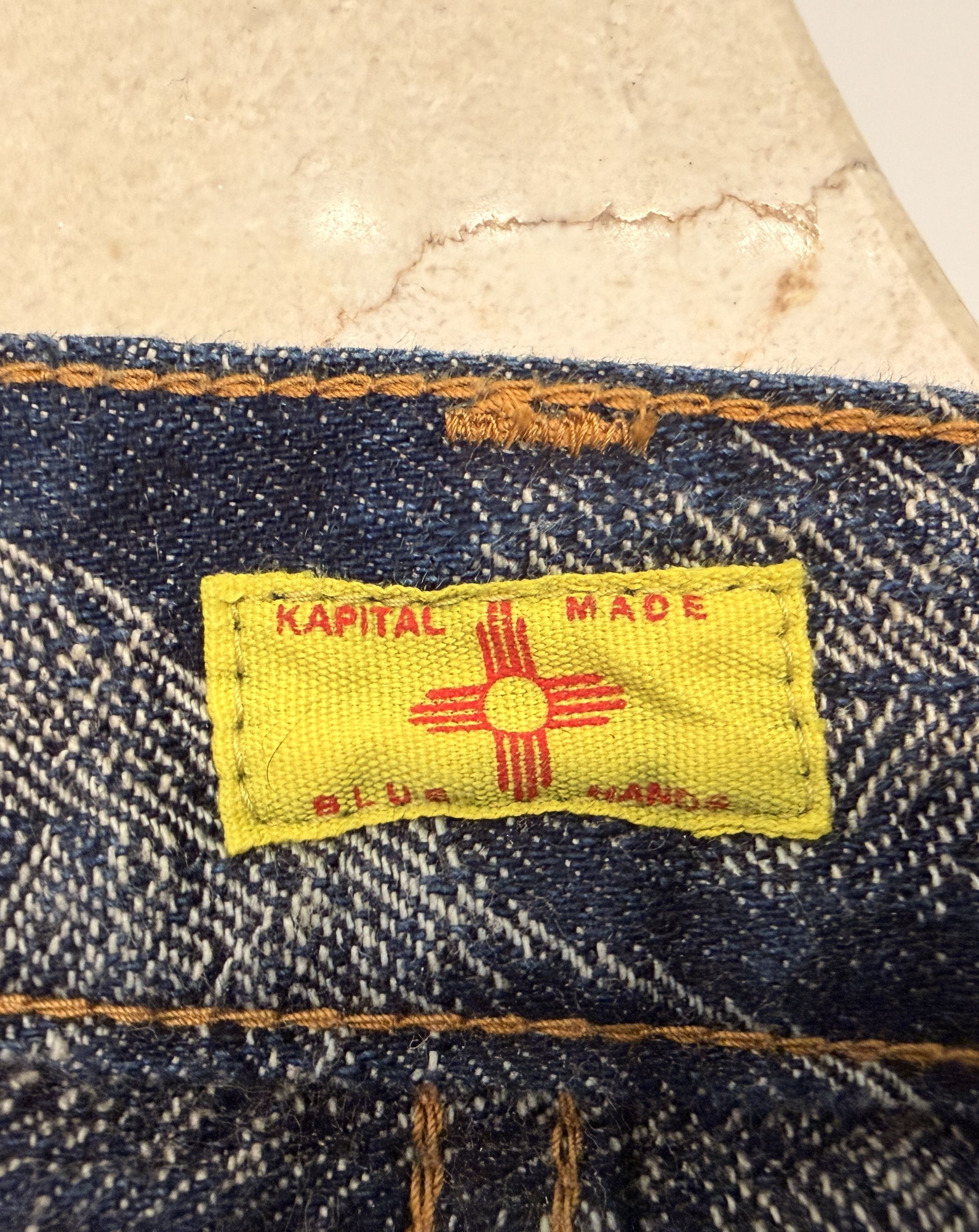 Kapital Feather denim shorts Size US 34 / EU 50 - 2 Thumbnail