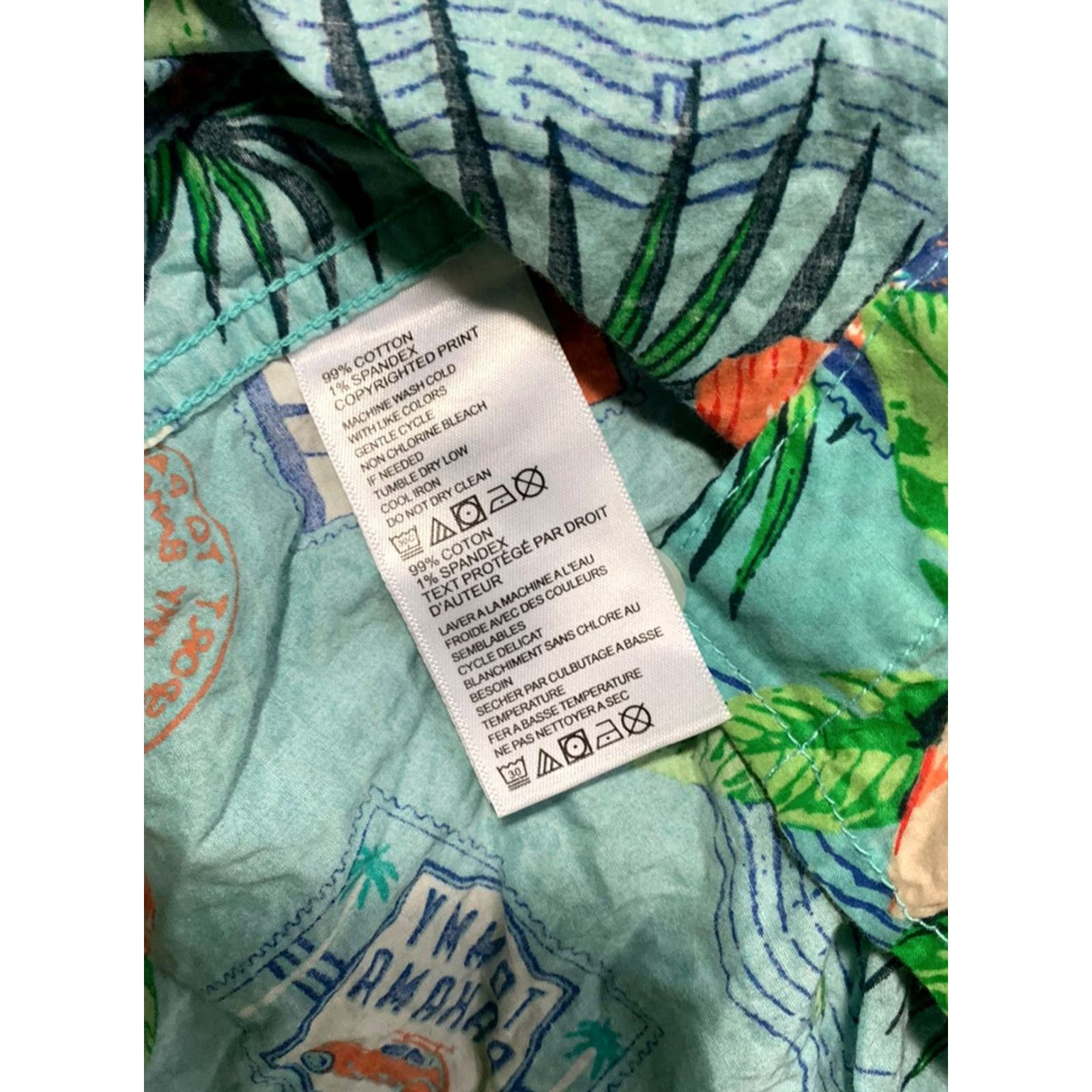 Tommy Bahama Tommy Bahama Mens Relaxed Fit Hawaiian Shirt Multicolor XL Short Sleeve Size US XL / EU 56 / 4 - 5 Thumbnail