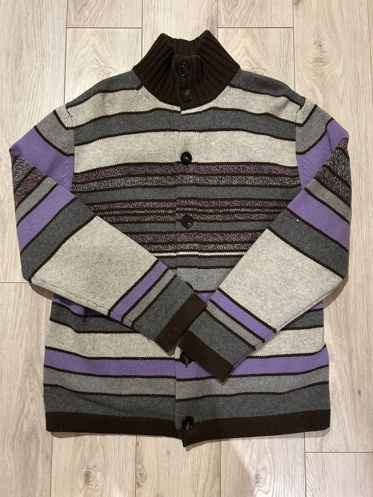 Etro Etro Milano wool cashmere sweater cardigan Size US XL / EU 56 / 4 - 1 Thumbnail