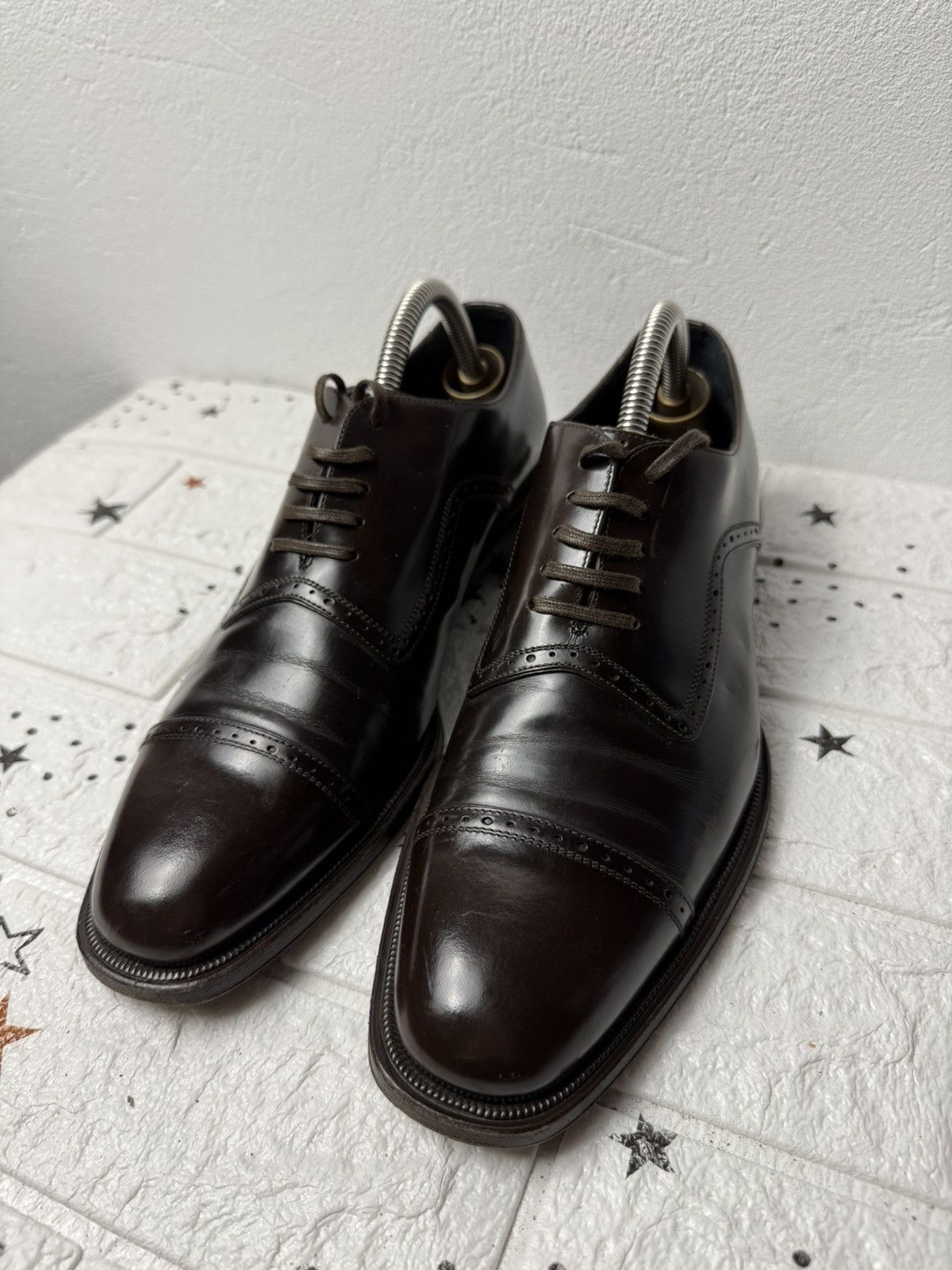 Dolce & Gabbana DOLCE & GABBANA oxford US7.5 UK6.5 EUR41 Leather Brown Size US 7.5 / EU 40-41 - 1 Thumbnail
