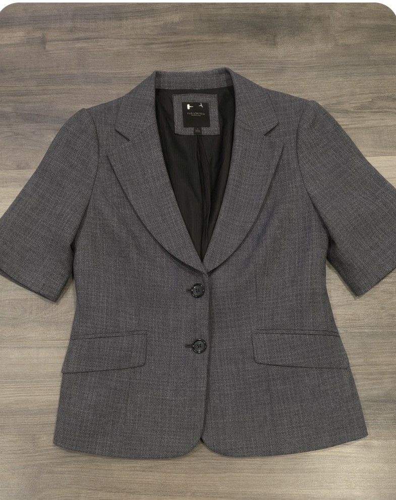 Other The Limited Collect. Grey Short Sleeve career Blazer S/Small Size S / US 4 / IT 40 - 2 Thumbnail