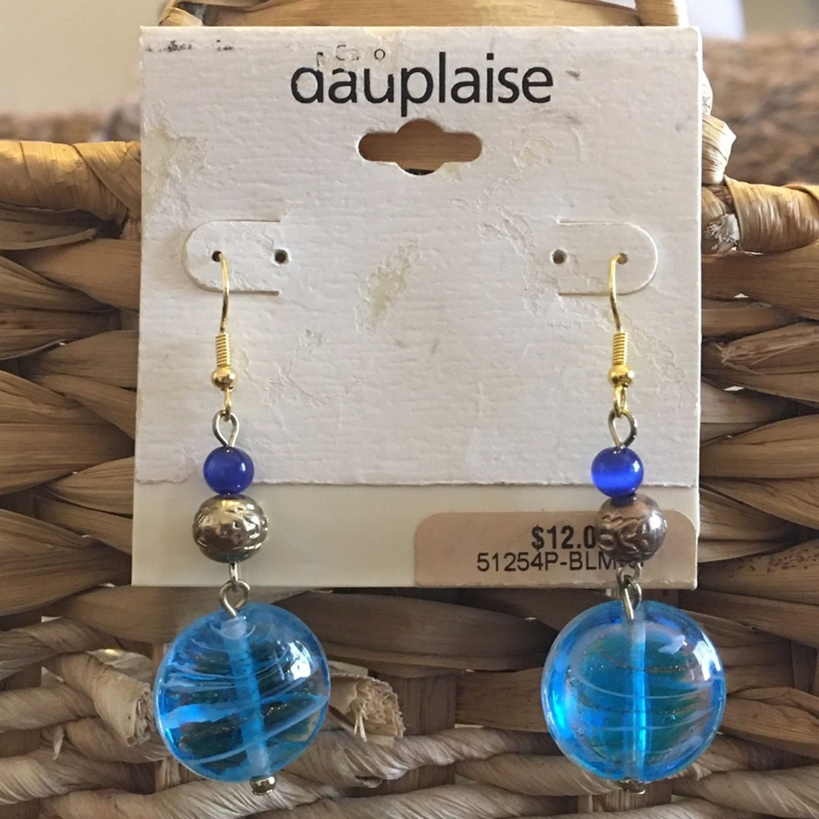 Jewelry Dauplaise sparkle glass dangle style earrings Size ONE SIZE - 1 Thumbnail