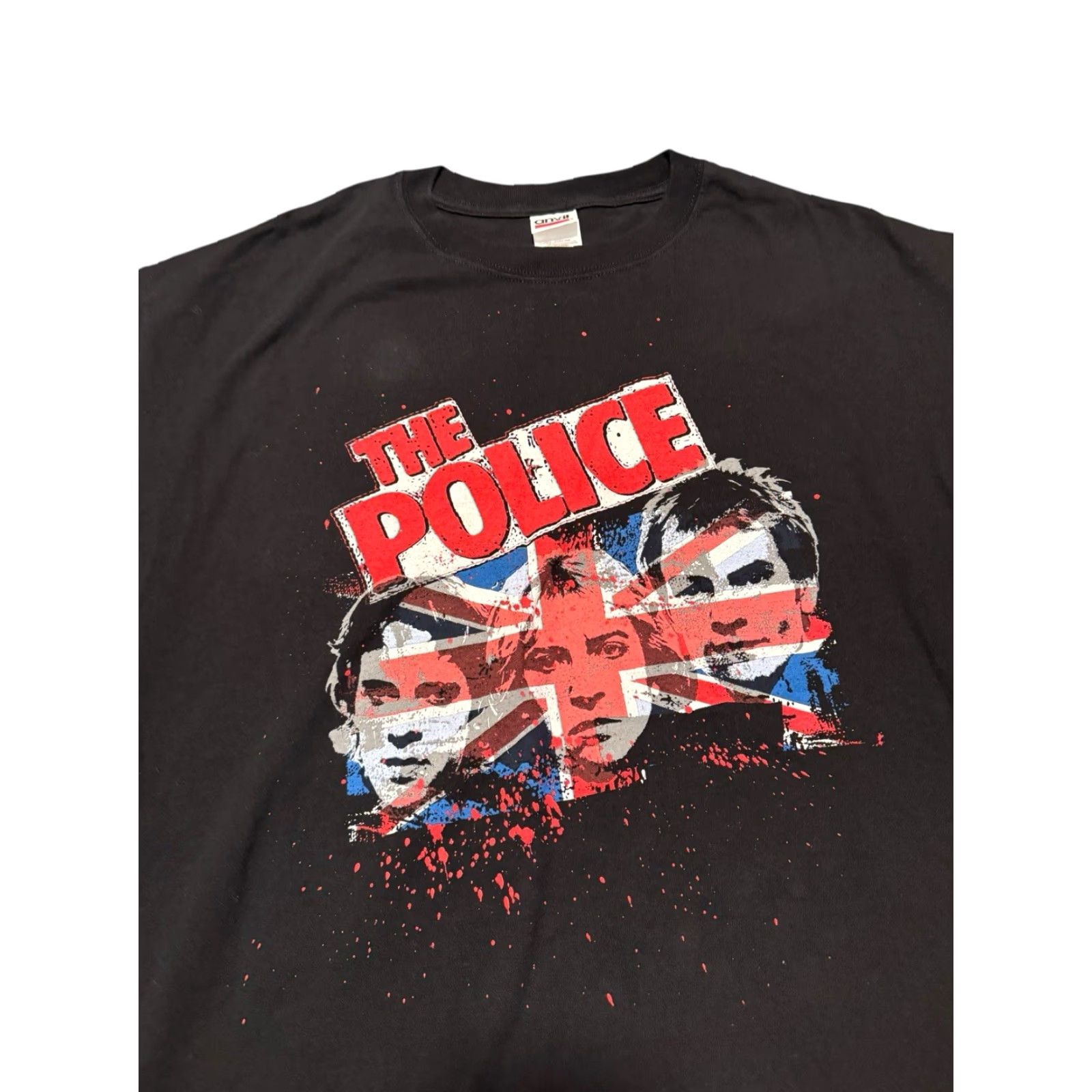 Anvil VINTAGE The Police 2007-2008 World Tour Concert T-shirt XL Black Size US XL / EU 56 / 4 - 5 Thumbnail