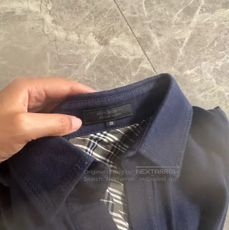 Burberry Burberry Navy Short Sleeve Dress for Women. Size M / US 6-8 / IT 42-44 - 8 Thumbnail