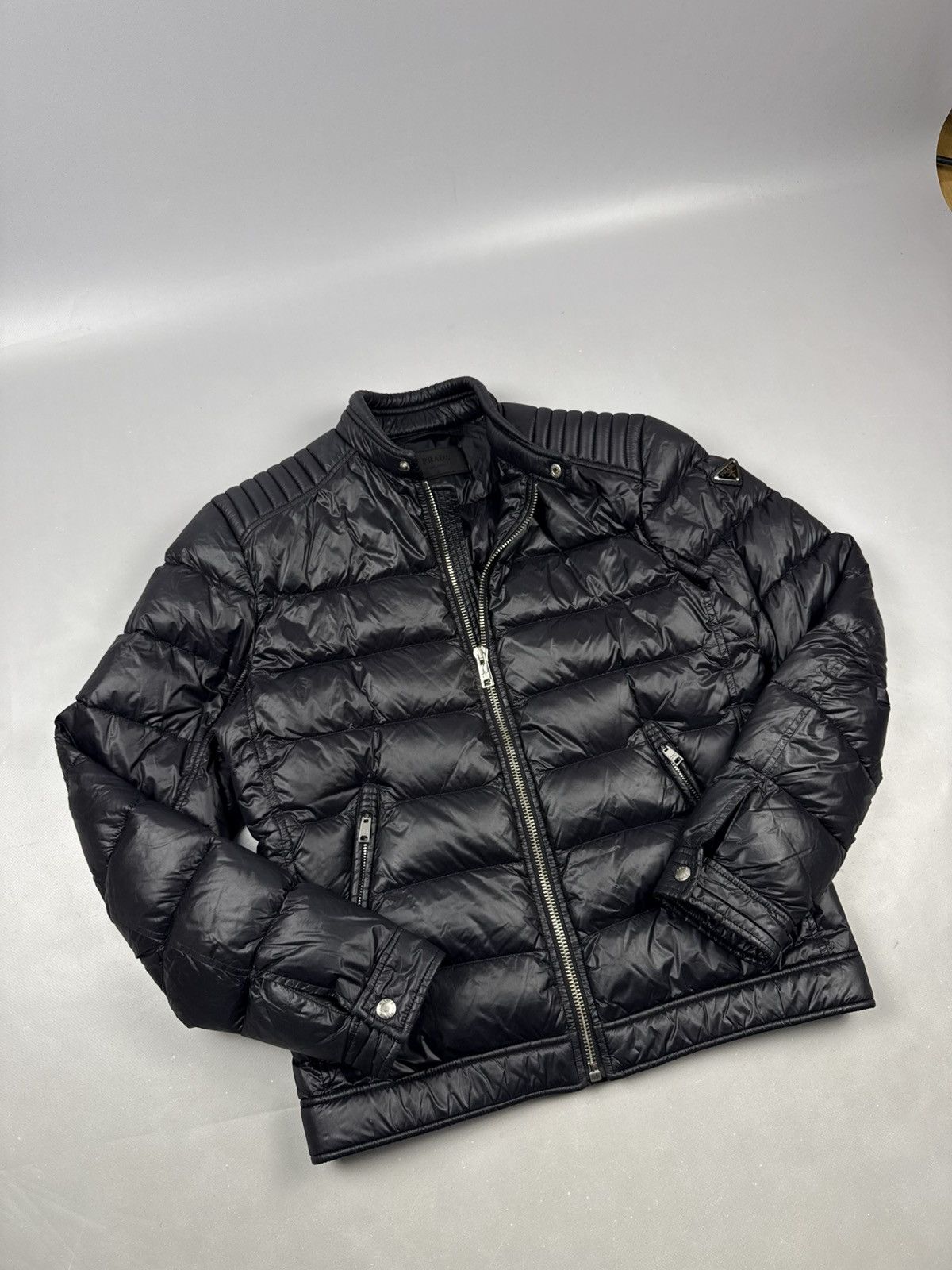 Prada Prada Black Puffer Jacket Winter Outerwear size M Size US M / EU 48-50 / 2 - 5 Thumbnail