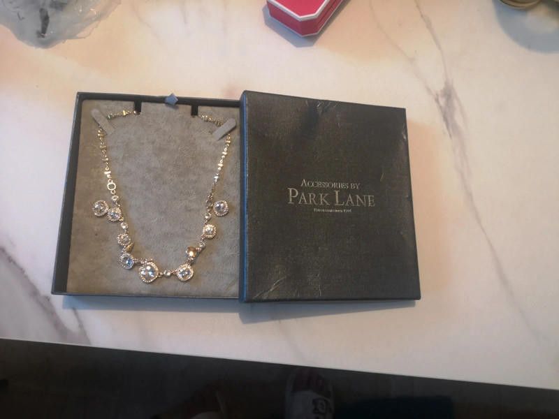 Designer Park Lane Rose Gold Plated Crystal Necklace and Earring Set Size ONE SIZE - 6 Thumbnail