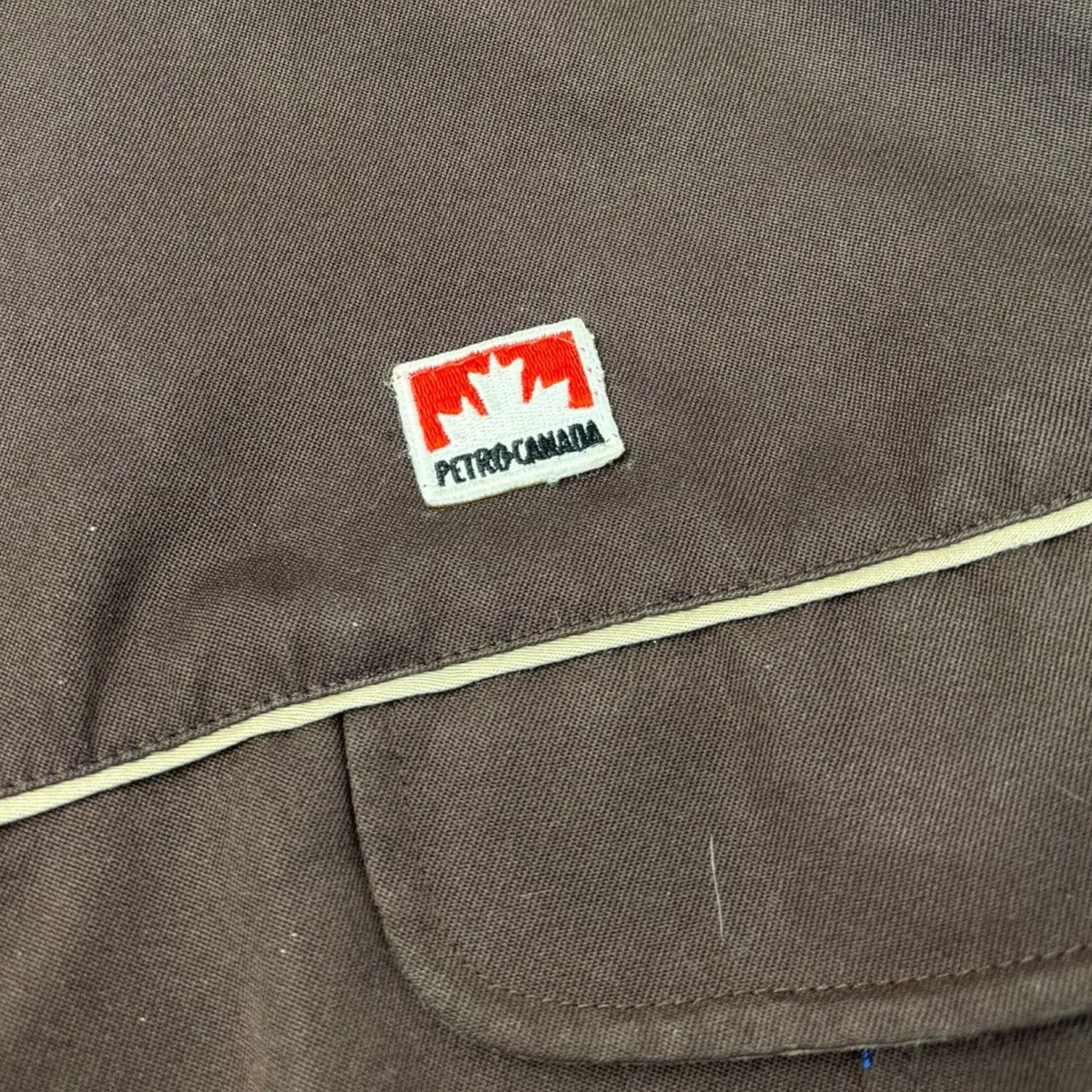Vintage Vintage 80s Petro Canada Oil & Gas Zip Up Jacket Chocolate Size US M / EU 48-50 / 2 - 4 Thumbnail