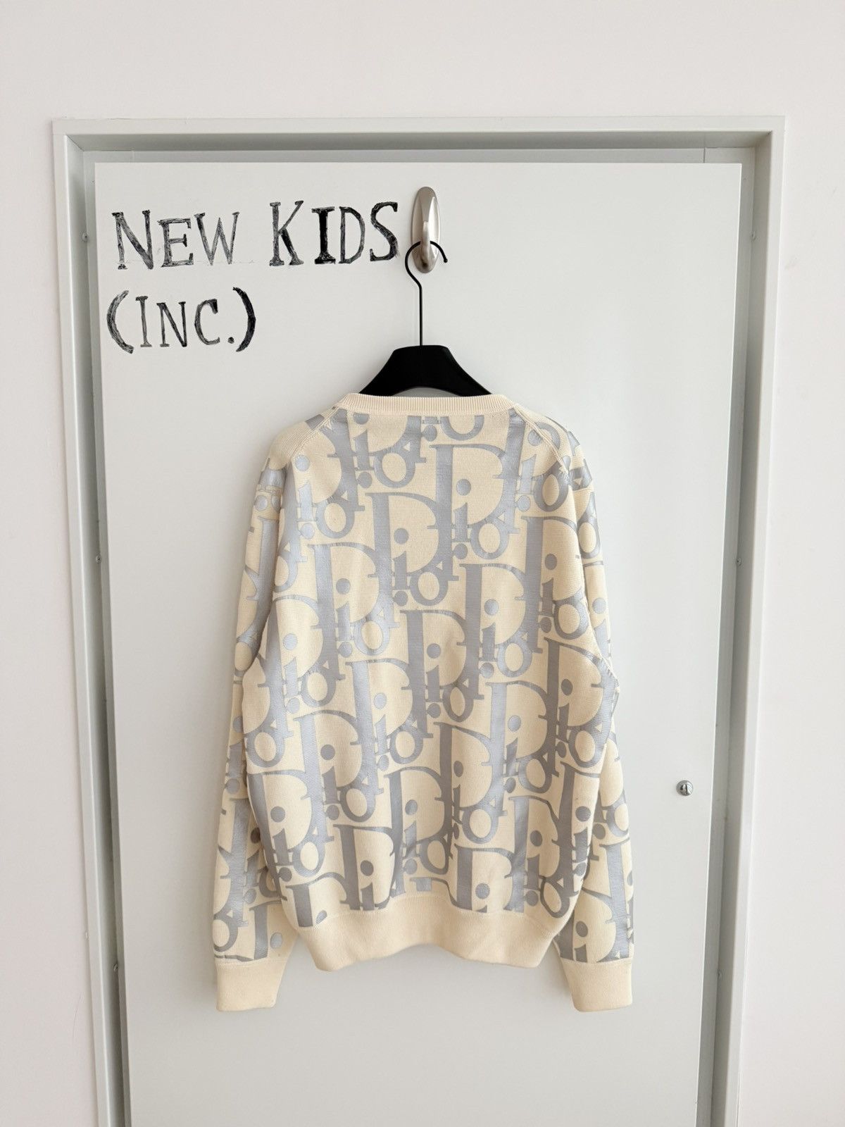 Dior Dior Oblique Beige Reflective Sweater Size US L / EU 52-54 / 3 - 2 Thumbnail