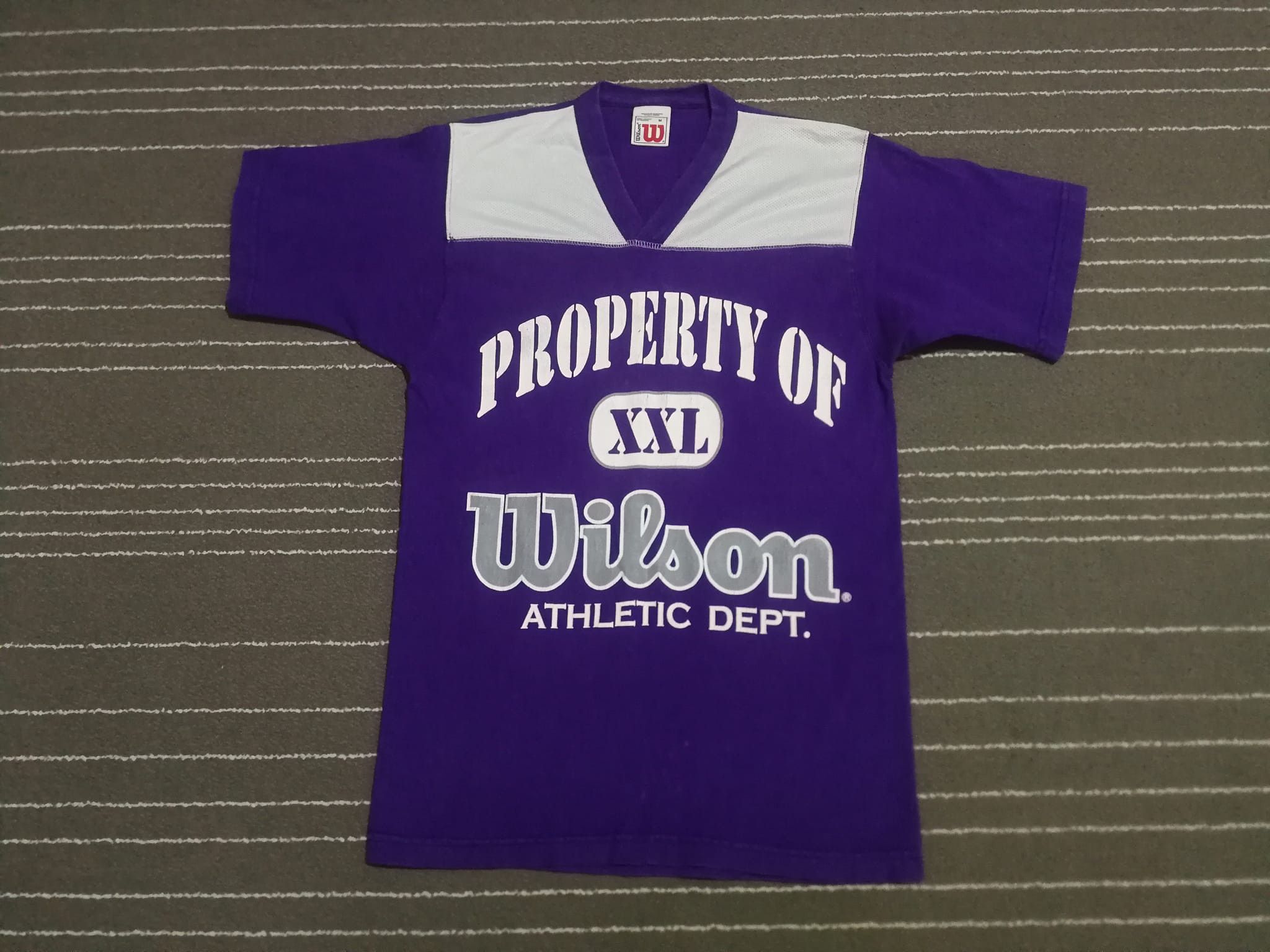 image of Vintage Property Of Wilson S in Purple, Men's (Size Small)