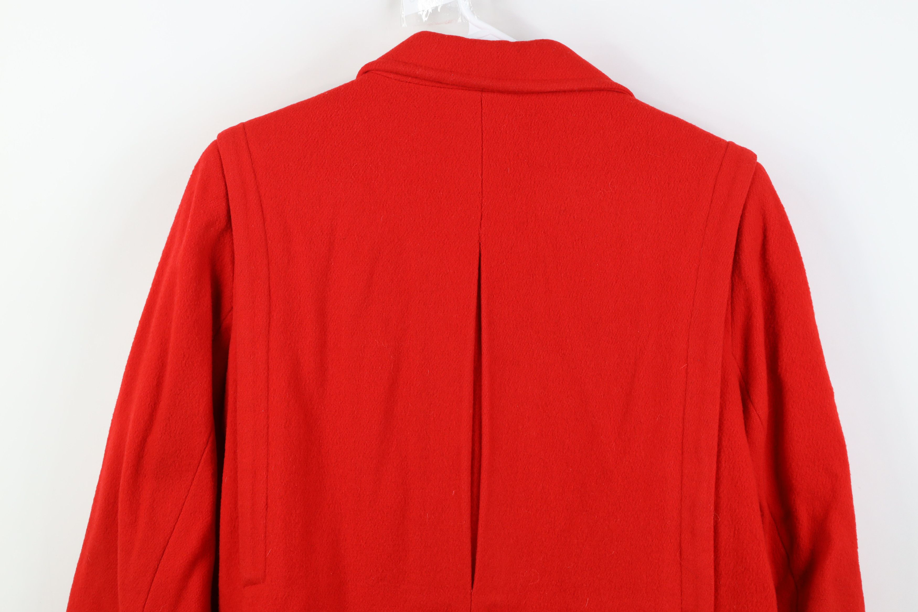 Vintage Vintage 60s 70s Streetwear Breasted Peacoat Jacket Red USA Size L / US 10 / IT 46 - 16 Thumbnail