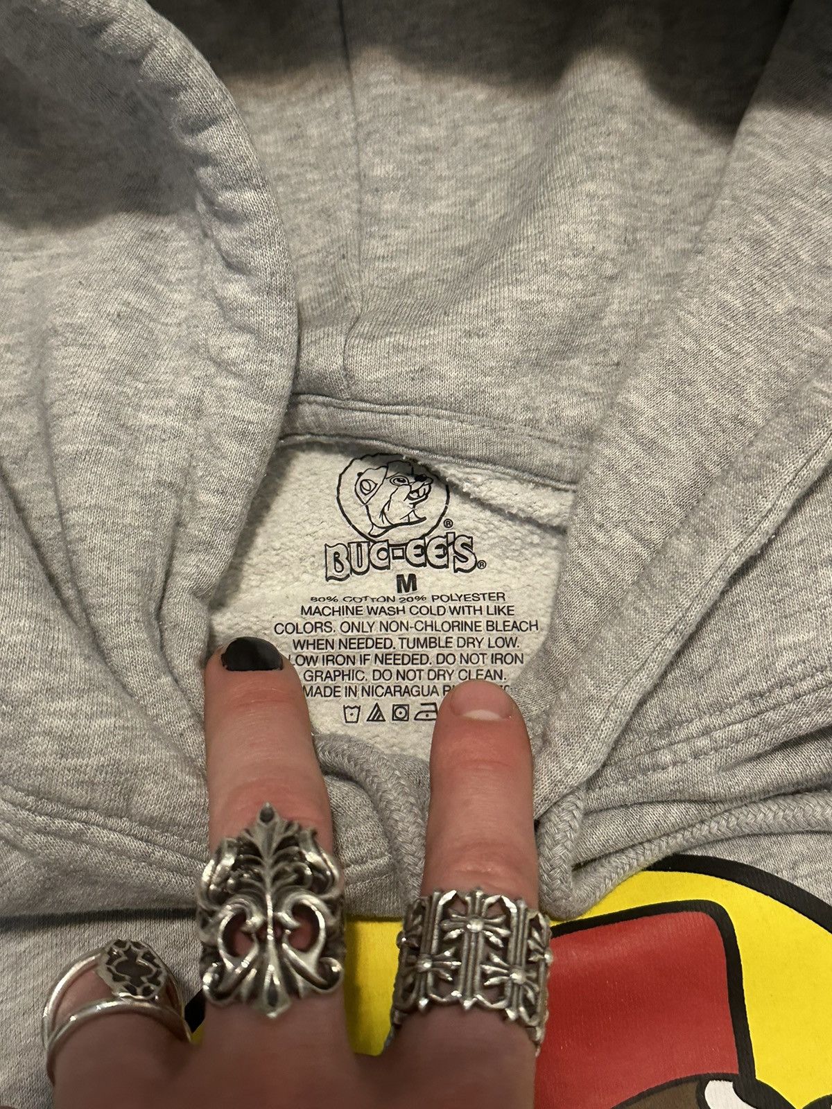 Vintage Gray Buc-ee’s Pullover Hoodie Size US M / EU 48-50 / 2 - 2 Thumbnail