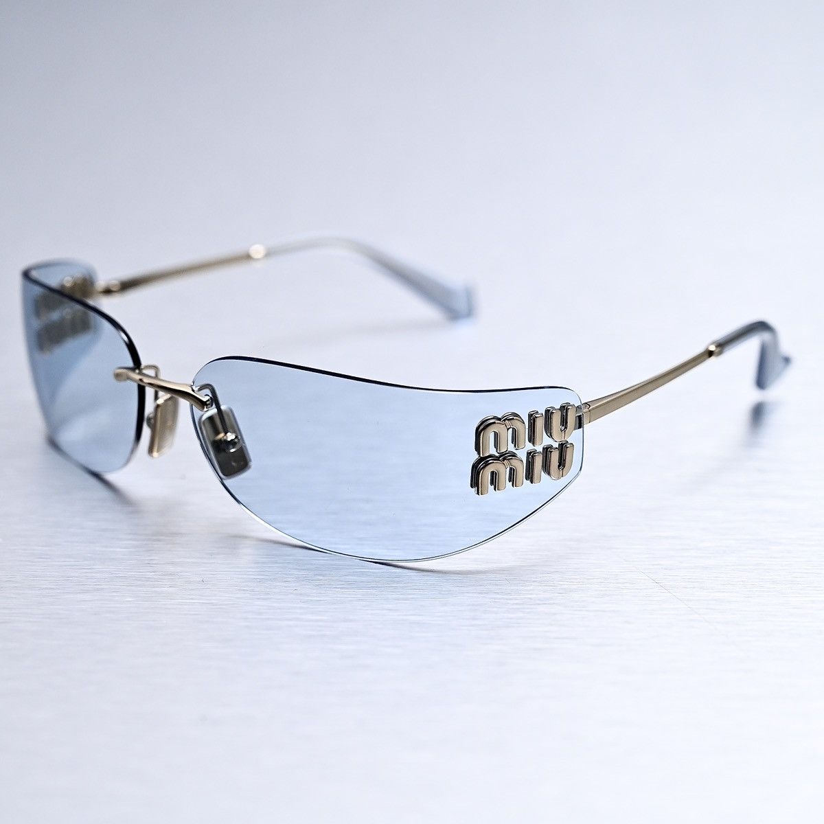 Miu Miu MIU MIU 0MU A51S ZVN10P SUNGLASSES Size ONE SIZE - 2 Thumbnail