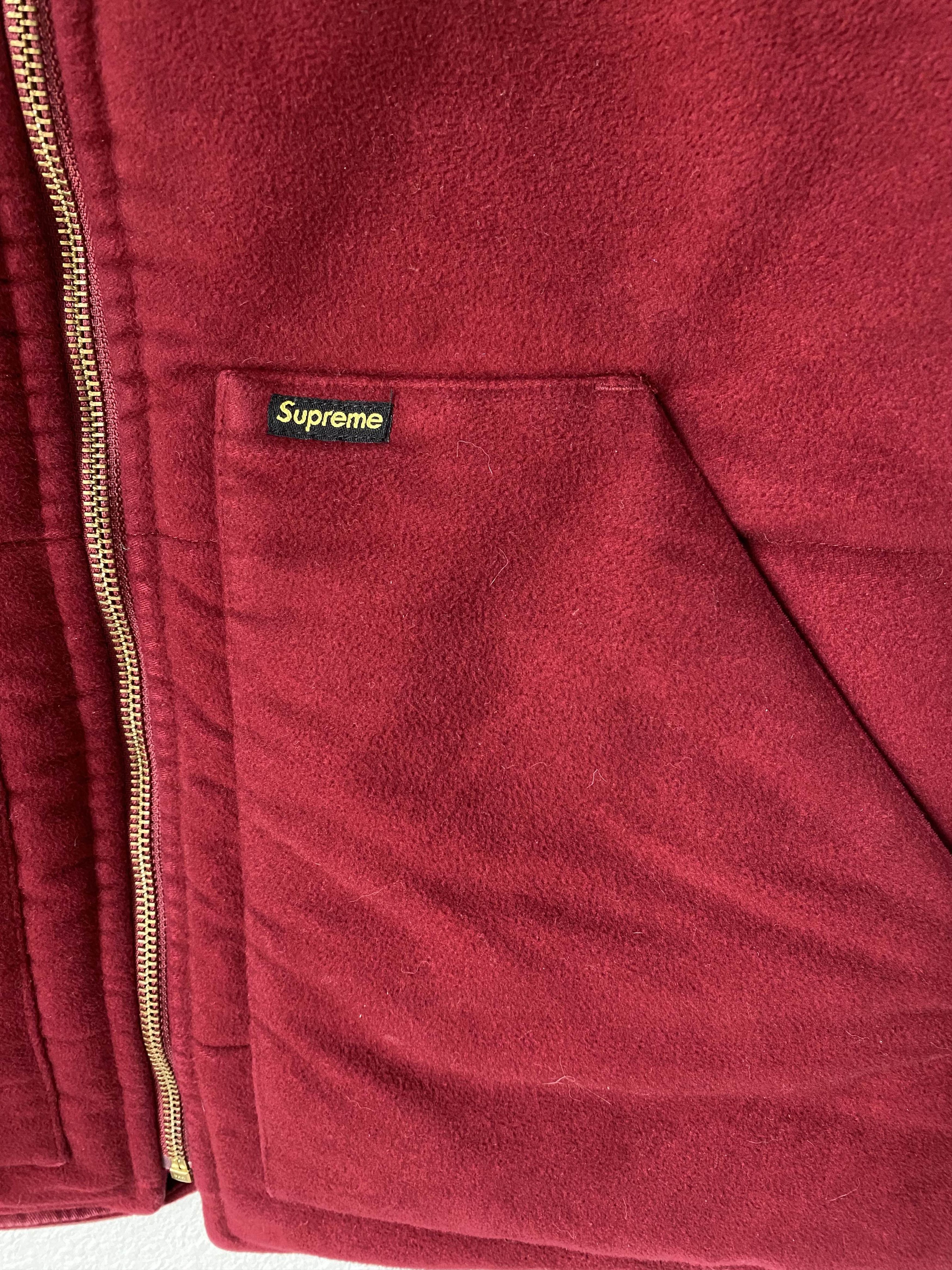 Supreme Supreme Moleskin Vest in Red F/W 2012 Size Medium Size US M / EU 48-50 / 2 - 2 Thumbnail