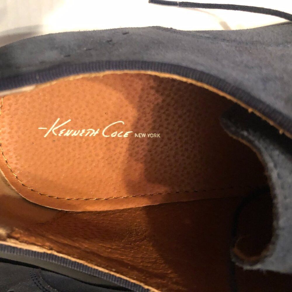 Kenneth Cole Kenneth Cole men's blue leather dress shoes size: 13 Size US 13 / EU 46 - 5 Thumbnail