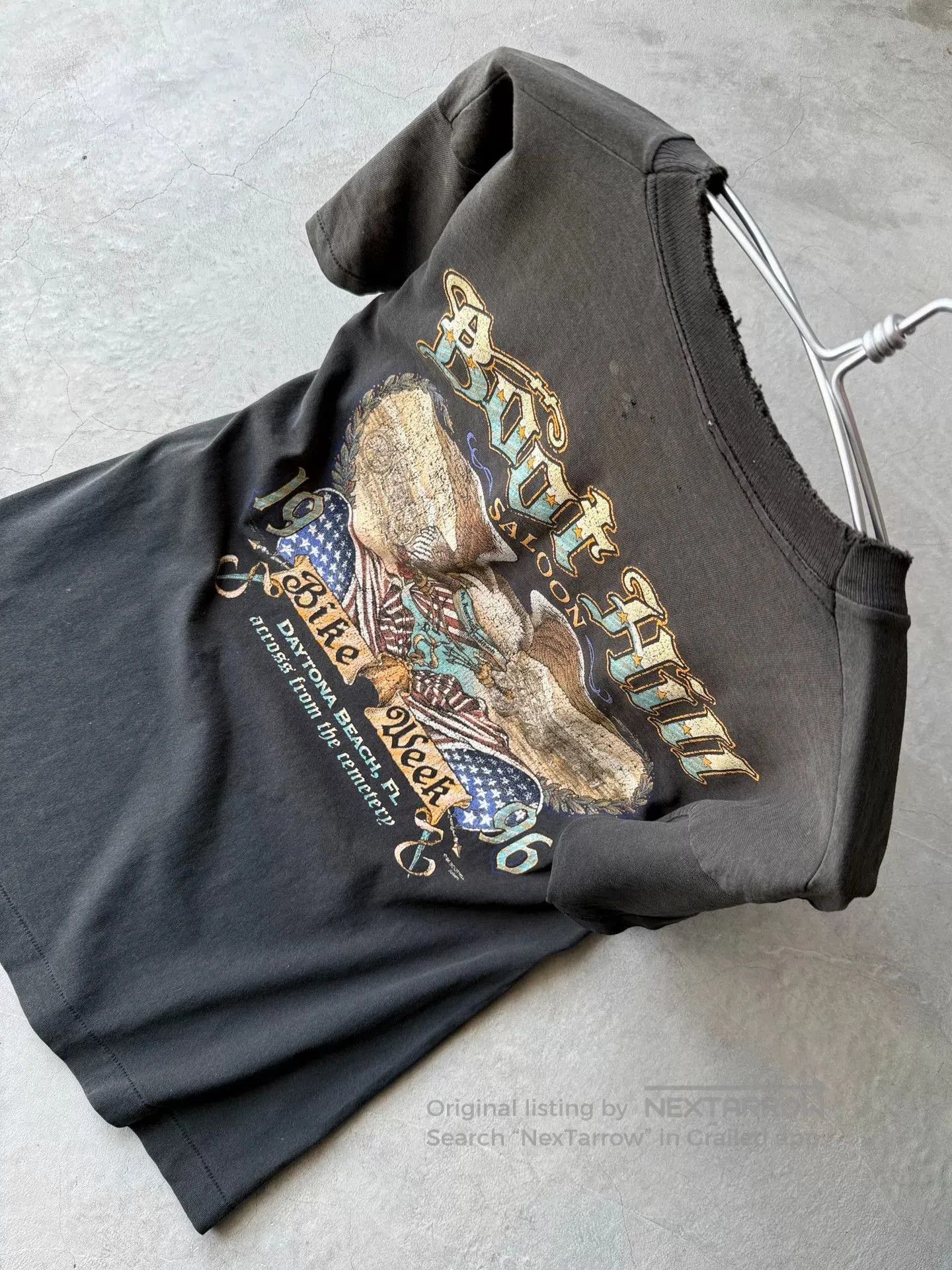 Vintage Vintage 90s Boot Hill Saloon Pocket Tee. Size US L / EU 52-54 / 3 - 8 Thumbnail
