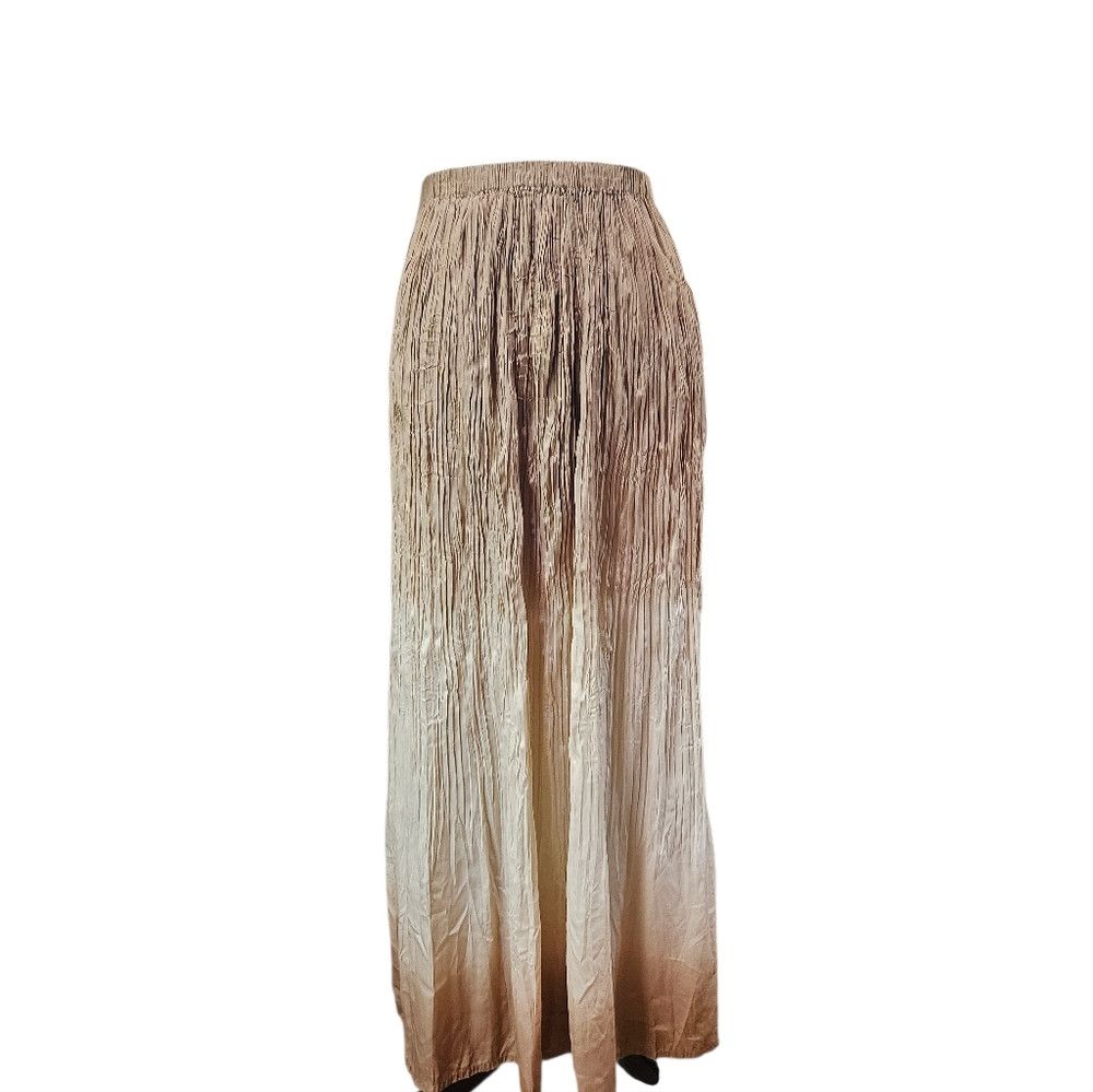 Other IDLF X Uniqlo Brown Ombre Crinkle Skirt XXL 2XL Ines De La Size 36" / US 14 / IT 50 - 4 Thumbnail