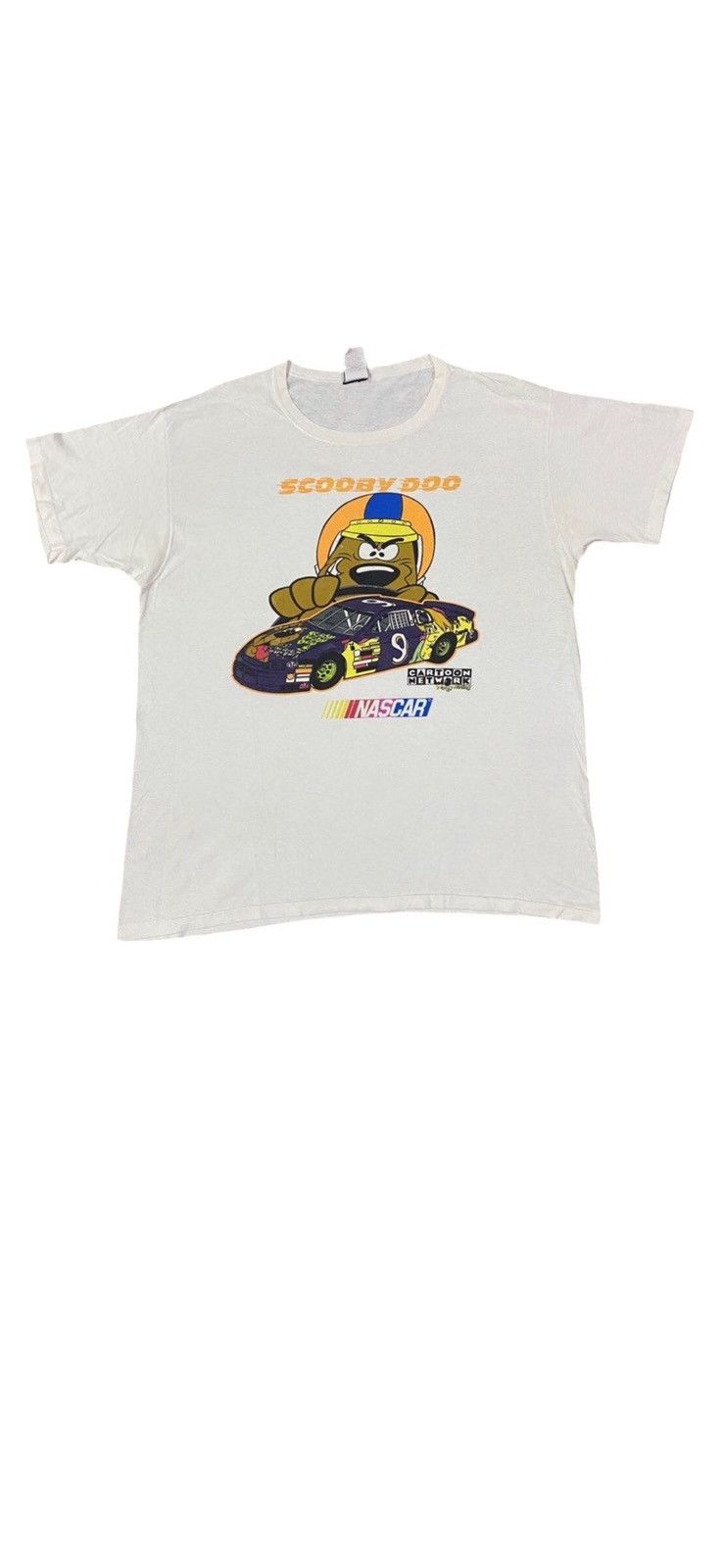 AOP All over print Licensed deals repo repop reproduction Scooby doo nascar XL shirt