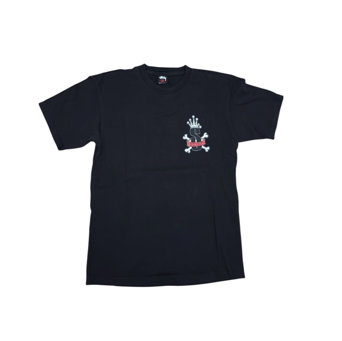 Stussy Stussy 00s Big S Skull T-shirt Size US M / EU 48-50 / 2 - 2 Thumbnail