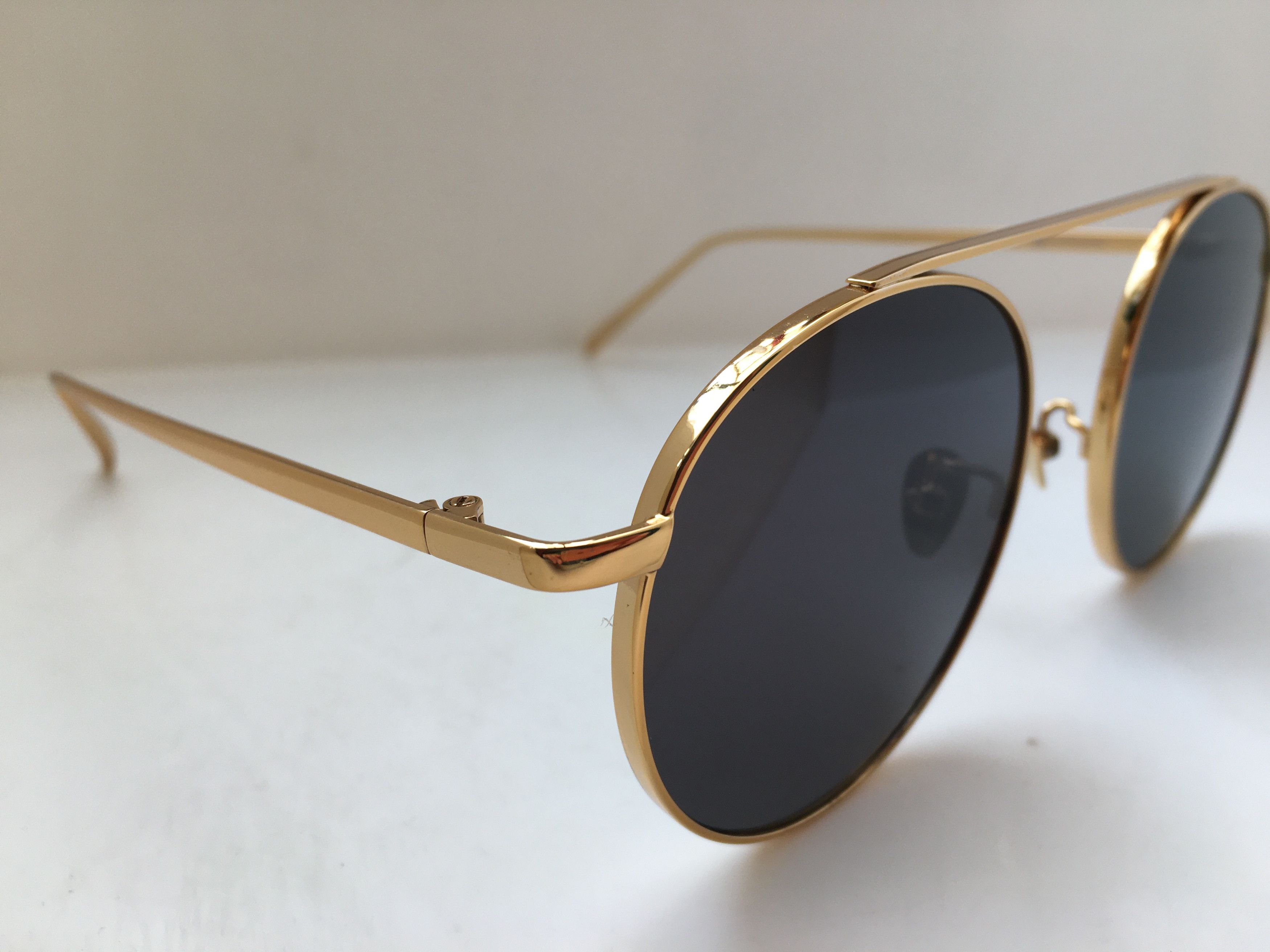 Other Gold Titanium Round Sunglasses Frame ROCKABILLY Size ONE SIZE - 2 Thumbnail