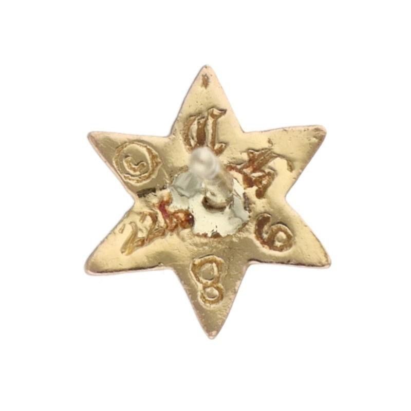 Chrome Hearts Chrome Hearts Diamond 22K Gold Star Earring Size ONE SIZE - 3 Thumbnail