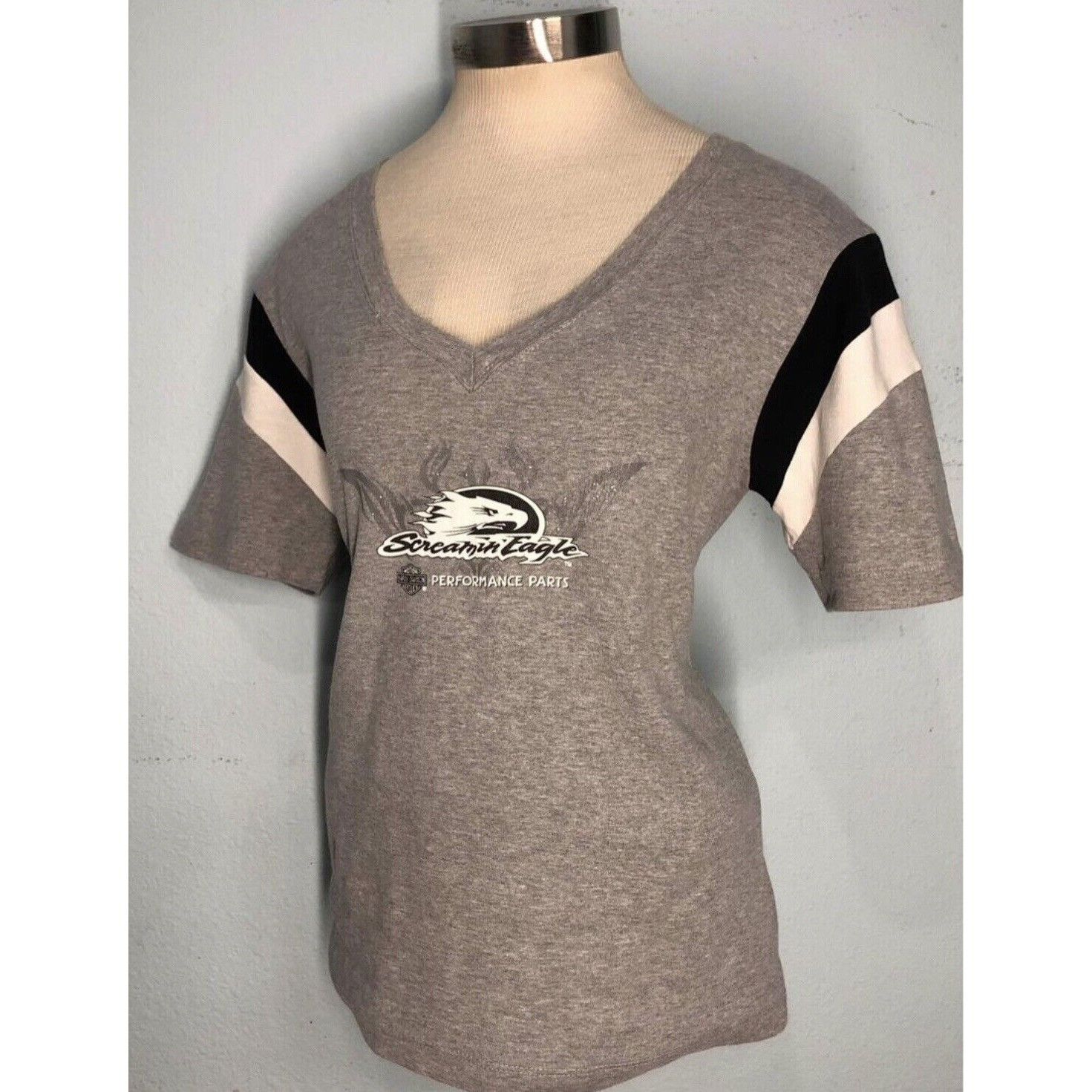 Harley Davidson Harley Davidson T-shirt Large Women Screamin Eagle 🦅 Size L / US 10 / IT 46 - 1 Thumbnail