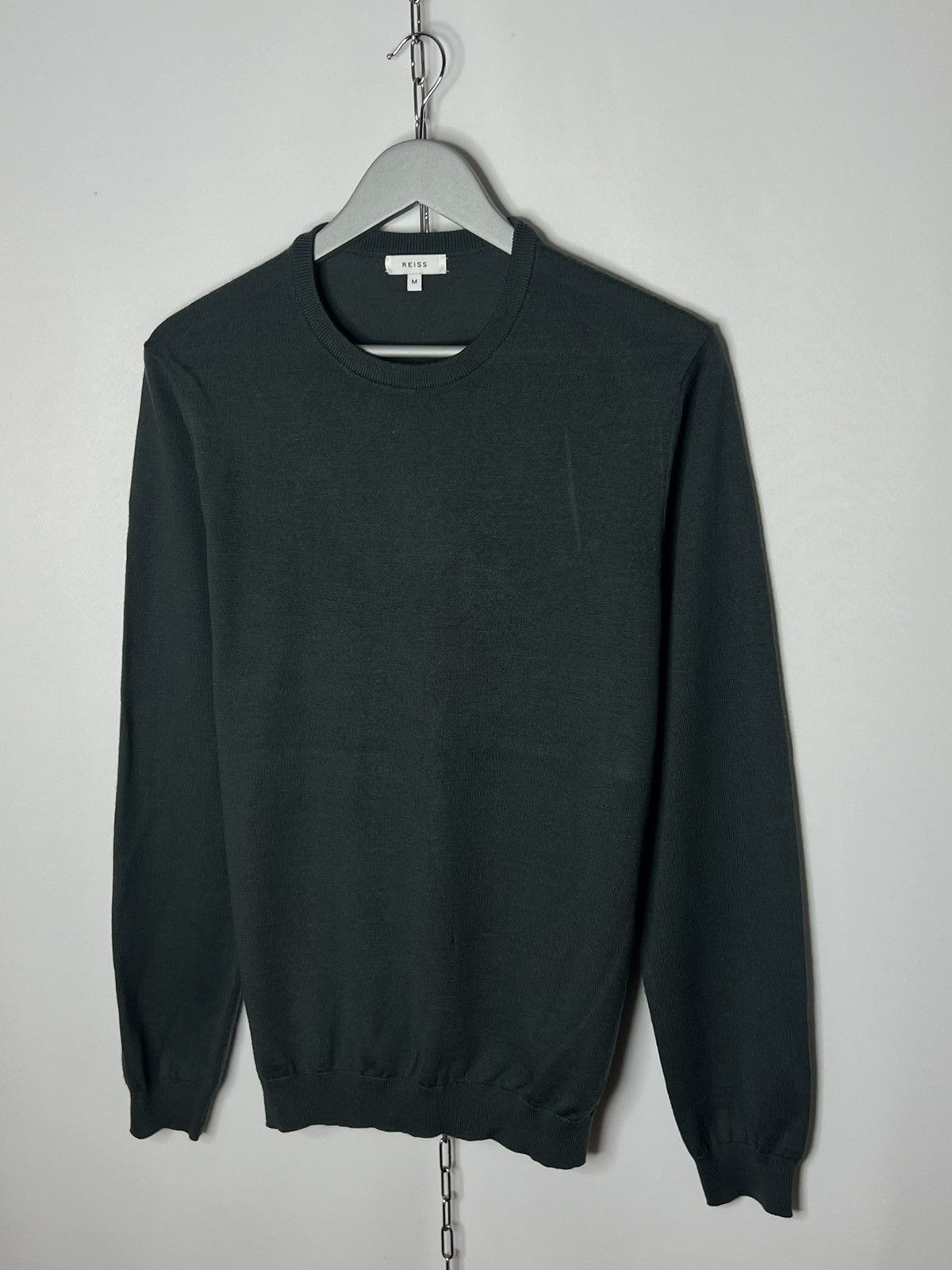 Reiss × Vintage 🤑Reiss Luxury Sweater Lana Wool Pullover Long Sleeve🤑 Size US M / EU 48-50 / 2 - 2 Thumbnail