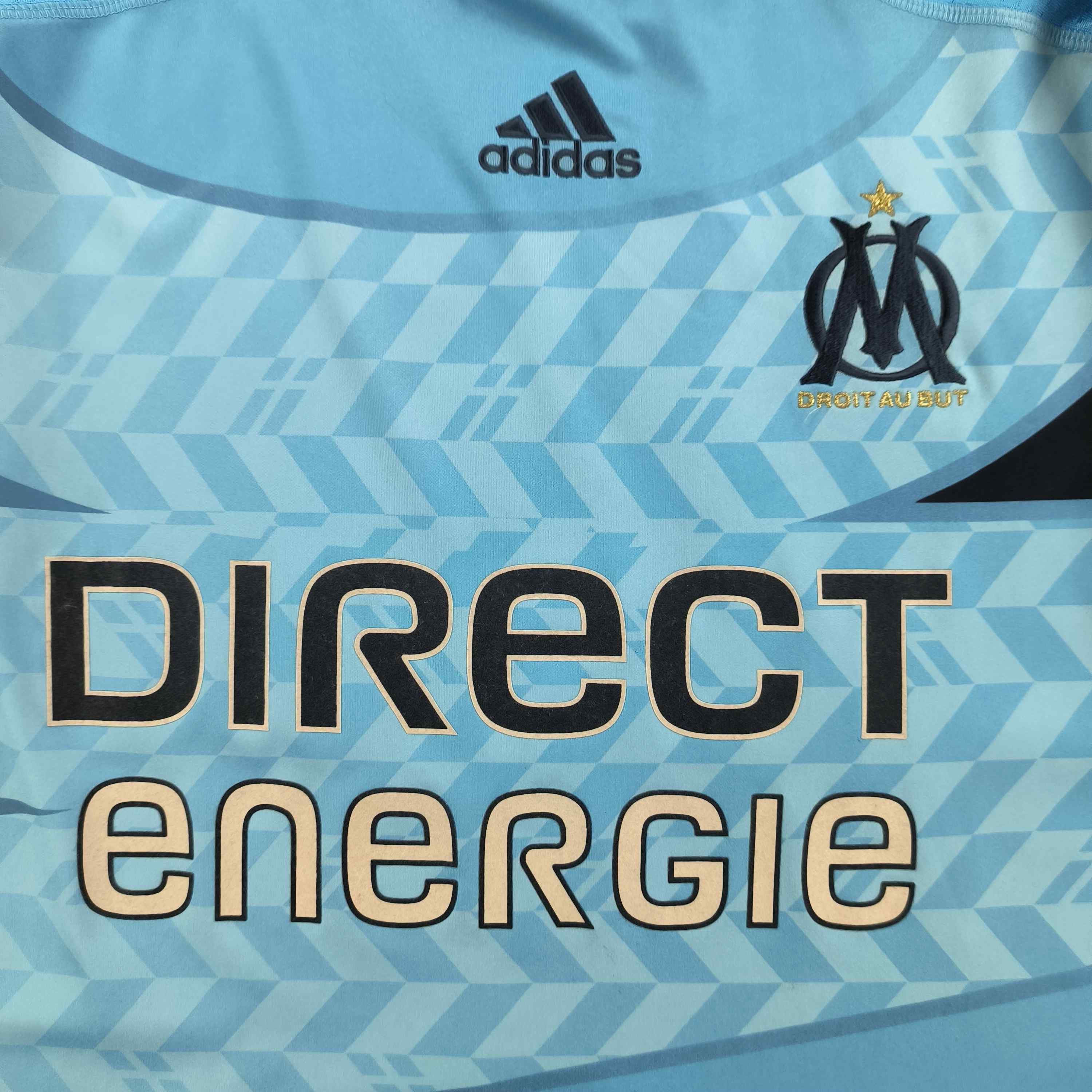 Adidas Marseille 2009-10 Adidas away Morientes football jersey sz L Size US L / EU 52-54 / 3 - 3 Thumbnail