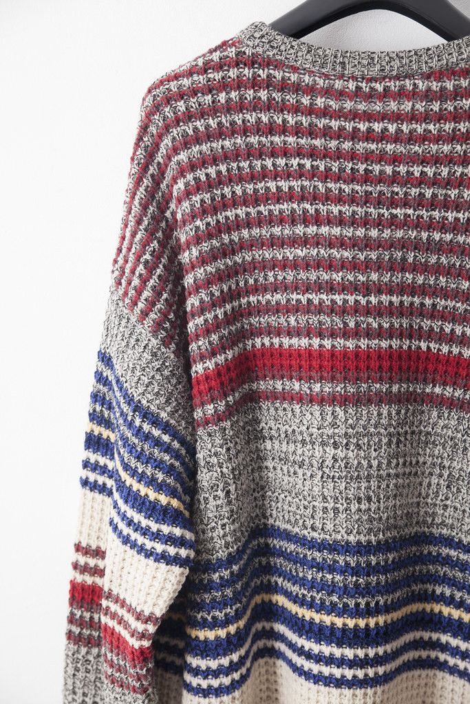 Raf Simons AW04 Waves oversized knit Size US S / EU 44-46 / 1 - 5 Thumbnail
