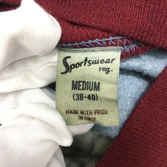 MLB × Vintage Vtg 80' SPORTSWEAR MFG Made In ITALY Cardigan Varsity Jacket Size US M / EU 48-50 / 2 - 9 Thumbnail