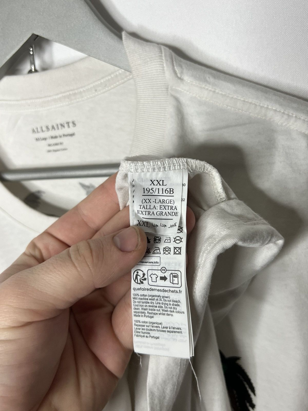 Allsaints AllSaints Island Life Art Tee Big Logo T-Shirt Tee Rare Size US XXL / EU 58 / 5 - 9 Thumbnail