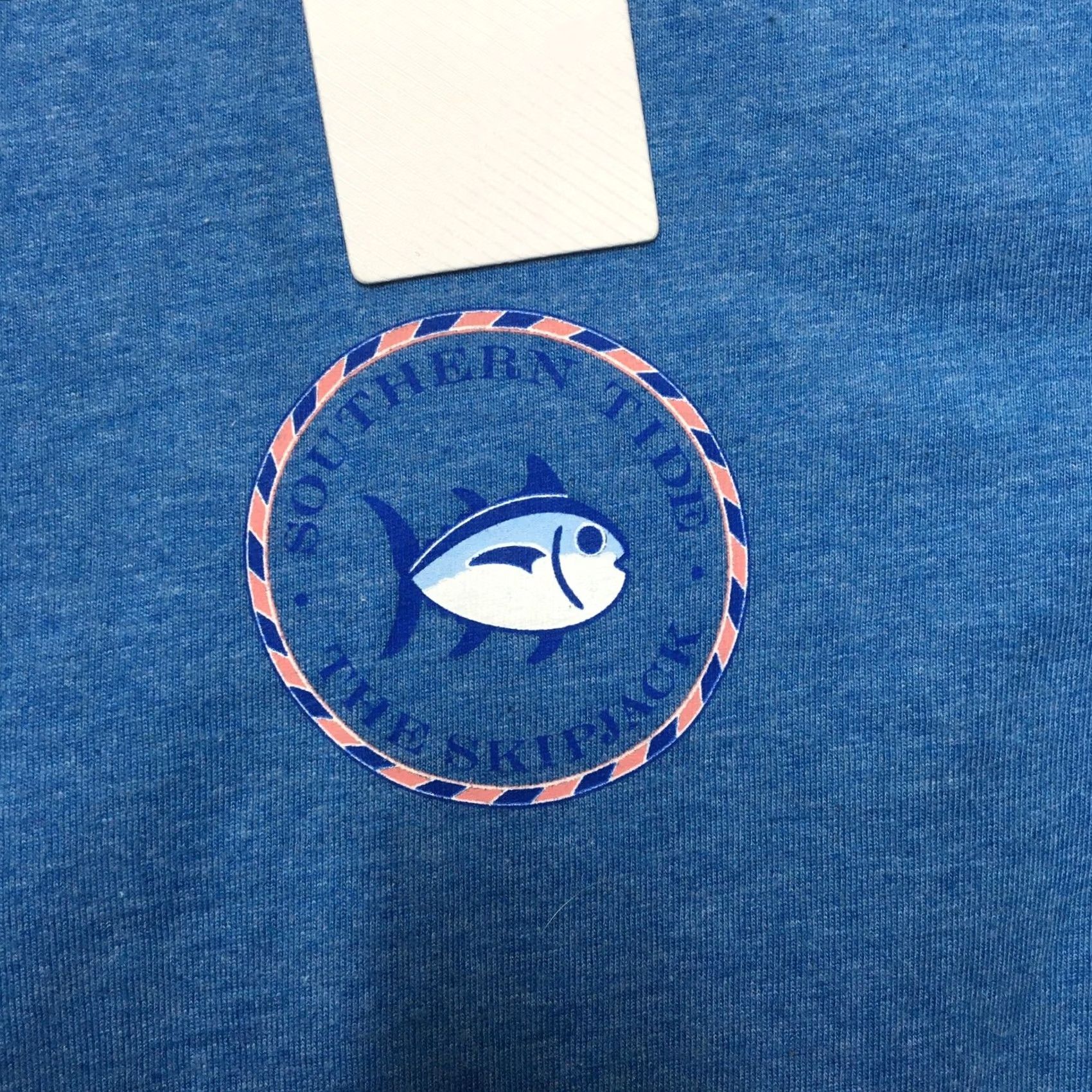 Southern Tide Southern Tide Shirt Womens Small Heather Boat Blue Skipjack Logo Cotton Crew Neck Short Sleeve Graphic Navy Womens Small Heather Boat Blue Size S / US 4 / IT 40 - 3 Thumbnail