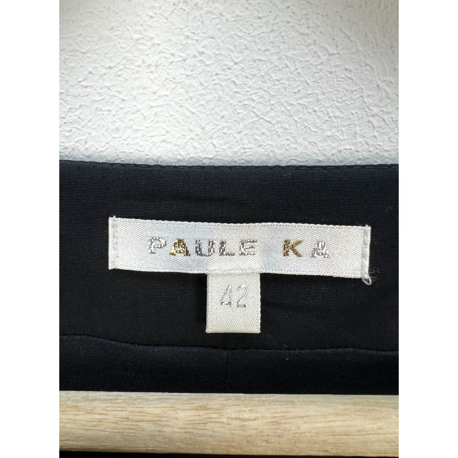 PAULE KA PAULE KA Jacket Women Leather Details Coat Vintage 42 Black Casual Regular Size 42 Womens Vintage PAULE KA Jacket Size M / US 6-8 / IT 42-44 - 4 Thumbnail