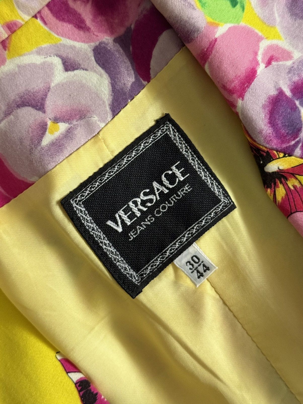 Versace Jeans Couture Gianni Versace (JeansCouture) Multicolor Gold Buttons Blazer Size M / US 6-8 / IT 42-44 - 8 Thumbnail