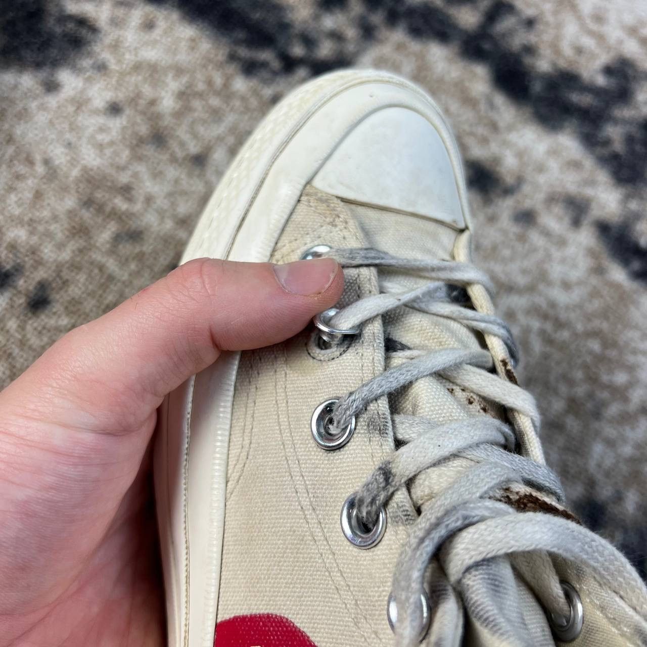 Comme des Garcons PLAY × Converse Converse x Comme Des Garcons PLAY Hi-Top Sneakers Size US 6 / IT 36 - 11 Thumbnail