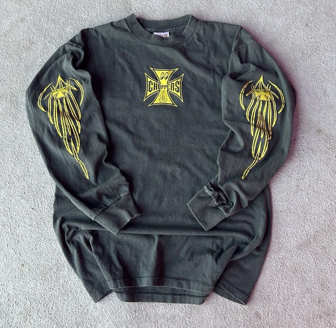 Vintage West Coast Choppers Rare Mooneyes Long Sleeve T | Grailed
