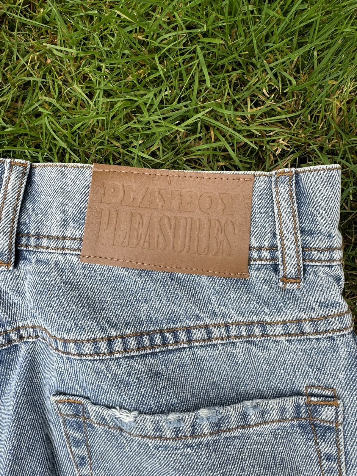 Playboy × Pleasures Pleasures Playboy Denim Jeans Size US 30 / EU 46 - 5 Thumbnail