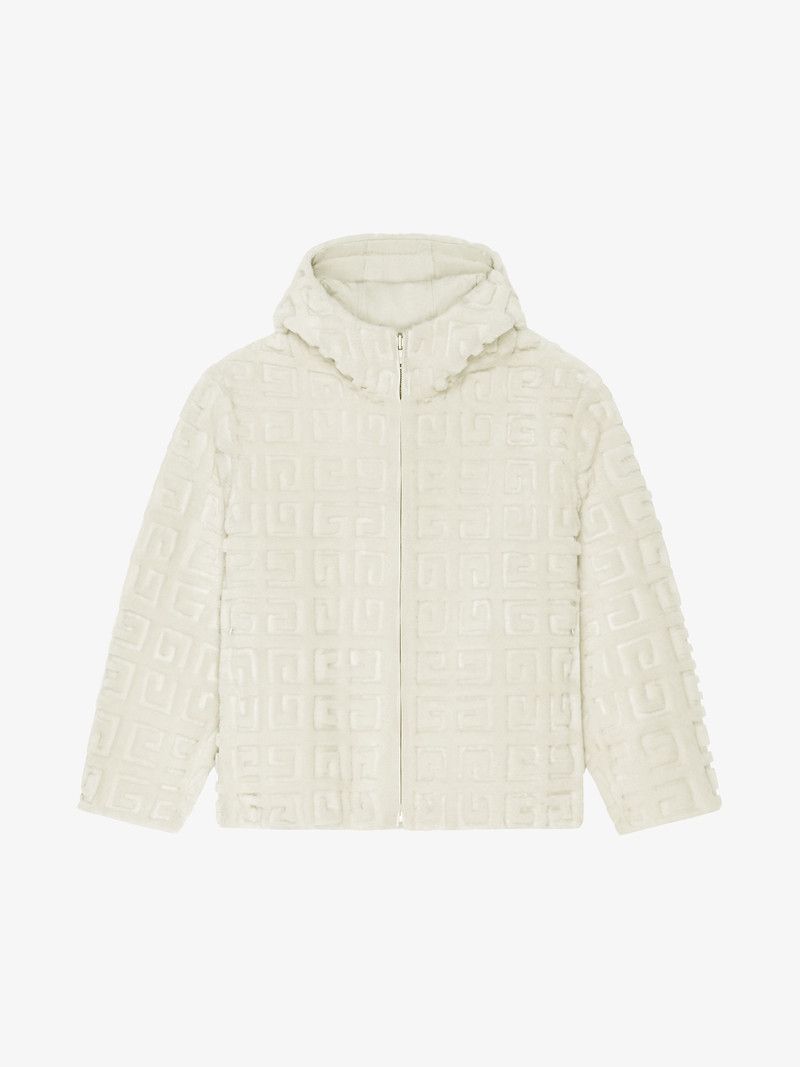 Givenchy o1w1db10326 4G Fur Hoodie in Ivory Size XS / US 0-2 / IT 36-38 - 1 Thumbnail
