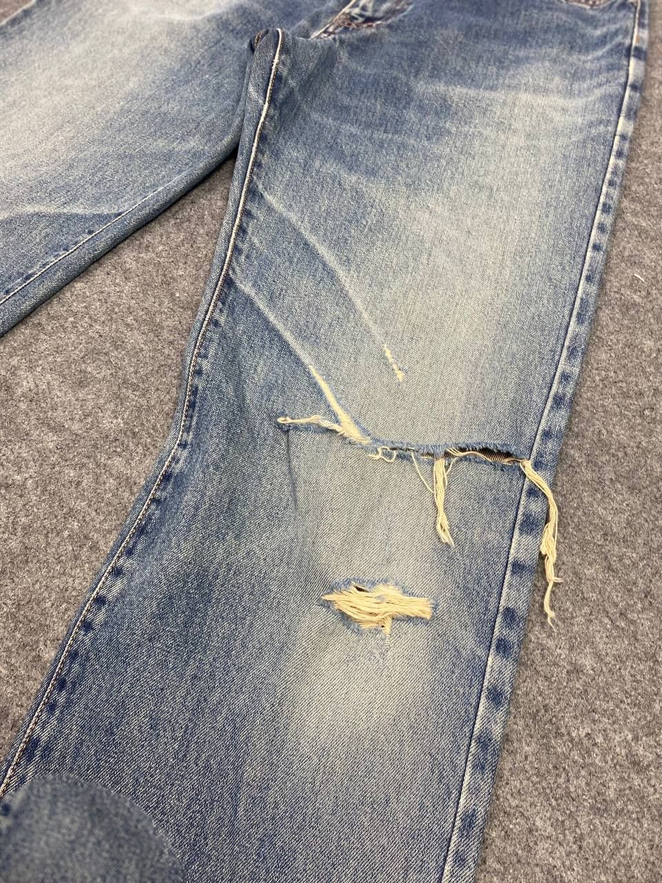 Kenzo vintage kenzo jeans nice design distressed denim Size US 33 - 11 Thumbnail