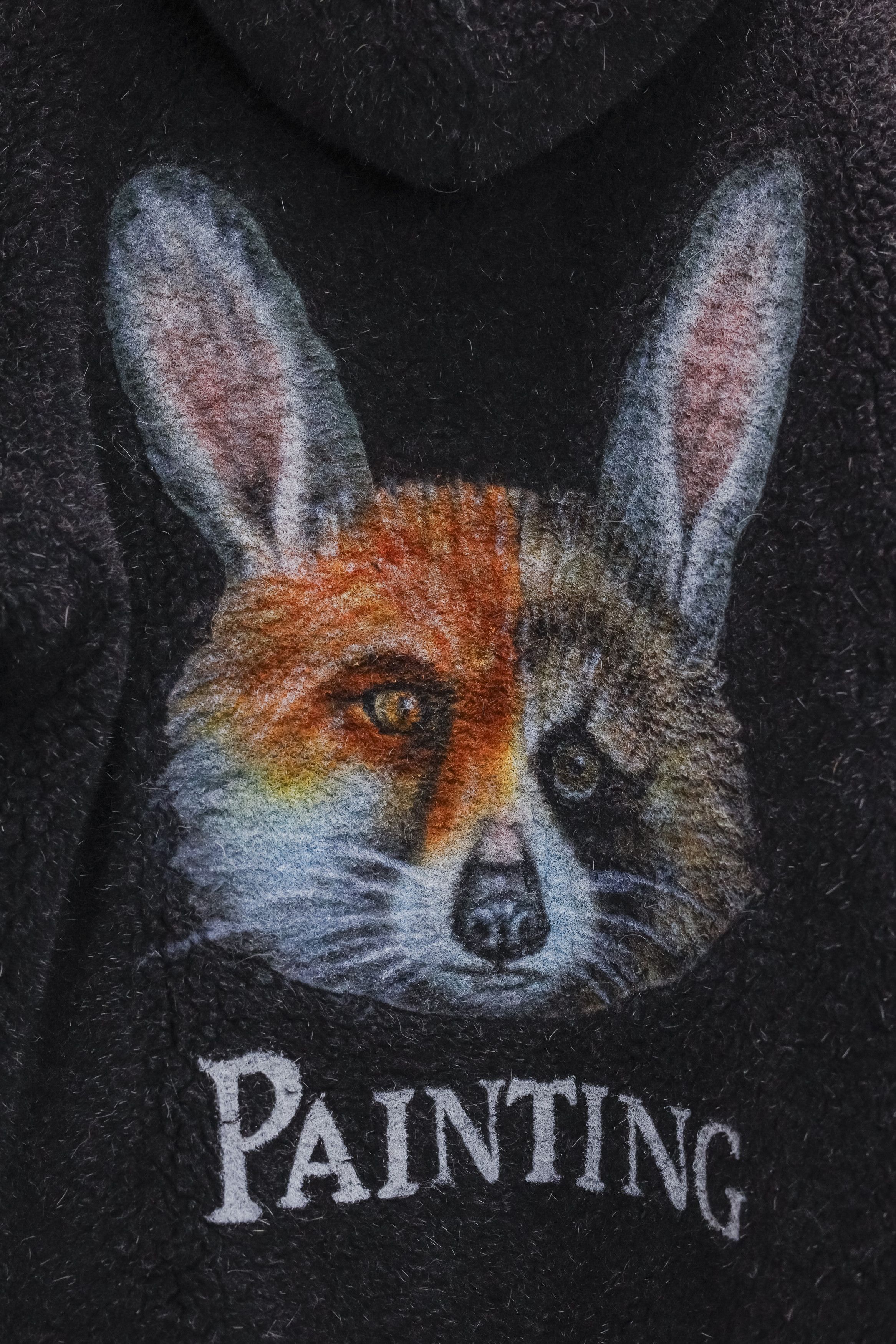 Doublet Doublet Real Fur Mix The Painting Hooded Coat Size US M / EU 48-50 / 2 - 3 Thumbnail