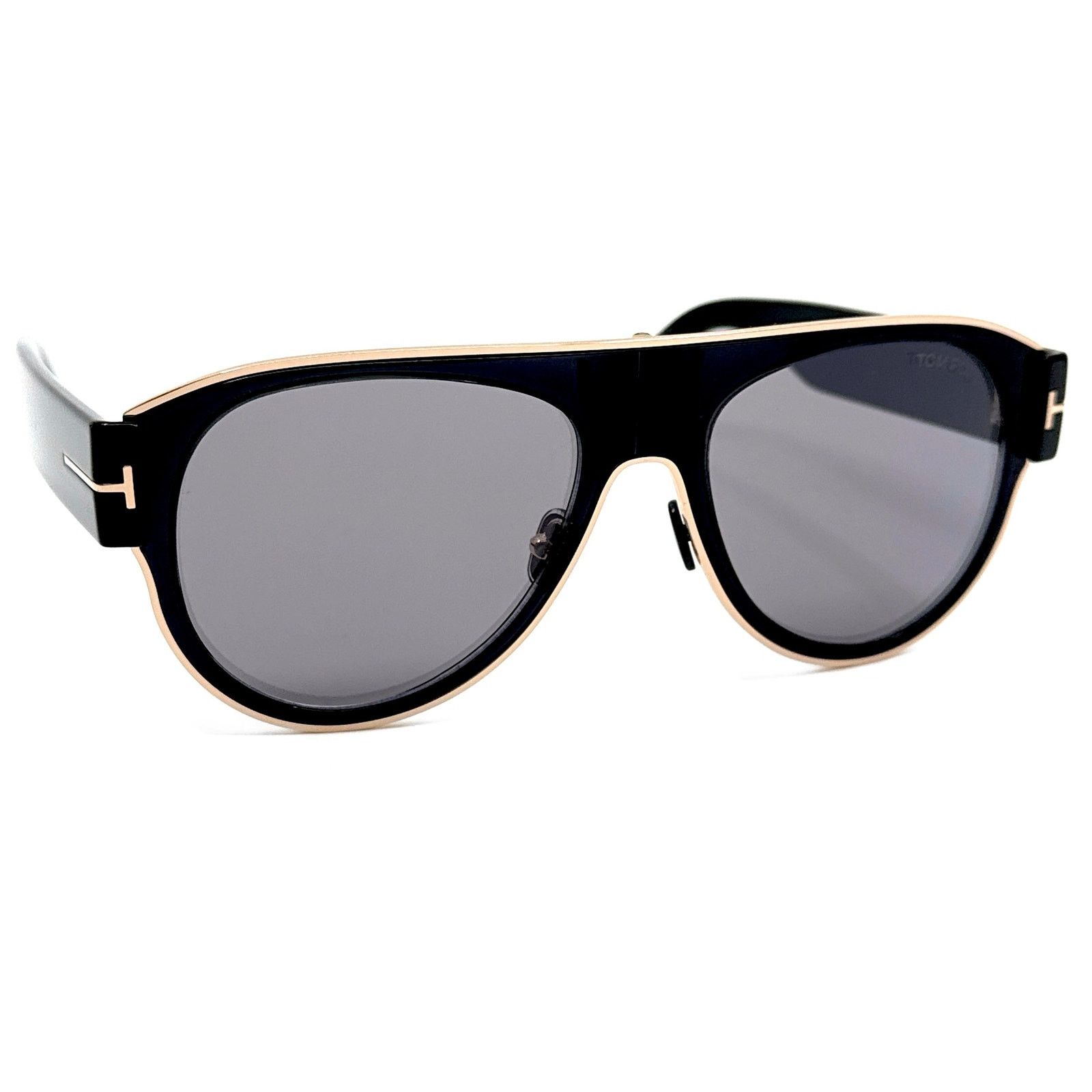 Tom Ford New! TOM FORD Lyle-02 Sunglasses TF1074 01C, Authentic Size ONE SIZE - 3 Thumbnail