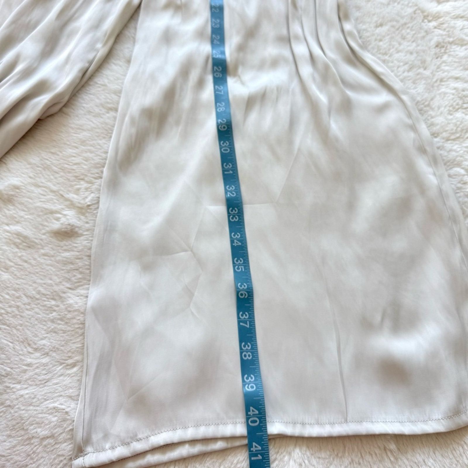 Rachel Zoe Rachel Zoe women wide leg light grey pants size L Size 32" / US 10 / IT 46 - 7 Thumbnail
