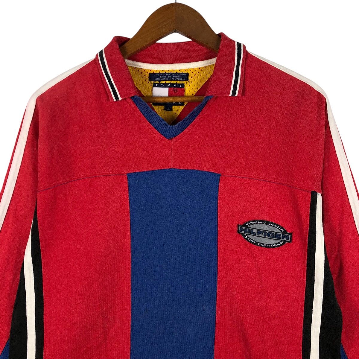 Tommy Jeans TOMMY JEANS Sports Tech Denim Collar Longsleeve Shirt Size US L / EU 52-54 / 3 - 2 Thumbnail