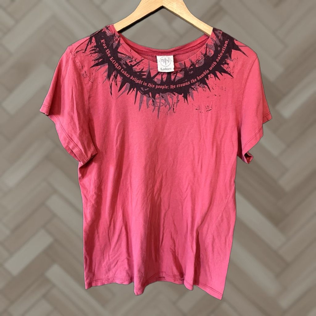 Vintage VINTAGE Not Of This World Y2K Women’s Tee Shirt T-Shirt Black Cotton L Short Sleeve Juniors Large Womens Shirt Size L / US 10 / IT 46 - 1 Thumbnail