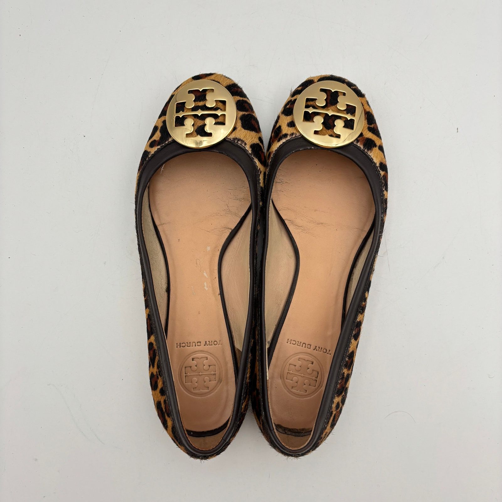 Tory Burch Tory Burch Leopard Print Calf Hair Ballet Flats Women's 8 Size US 8 / IT 38 - 6 Thumbnail