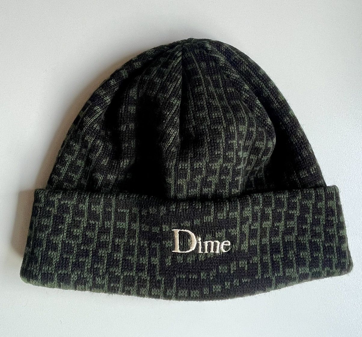 Dime Dime Classic Warp Beanie GREEN Size ONE SIZE - 1 Thumbnail