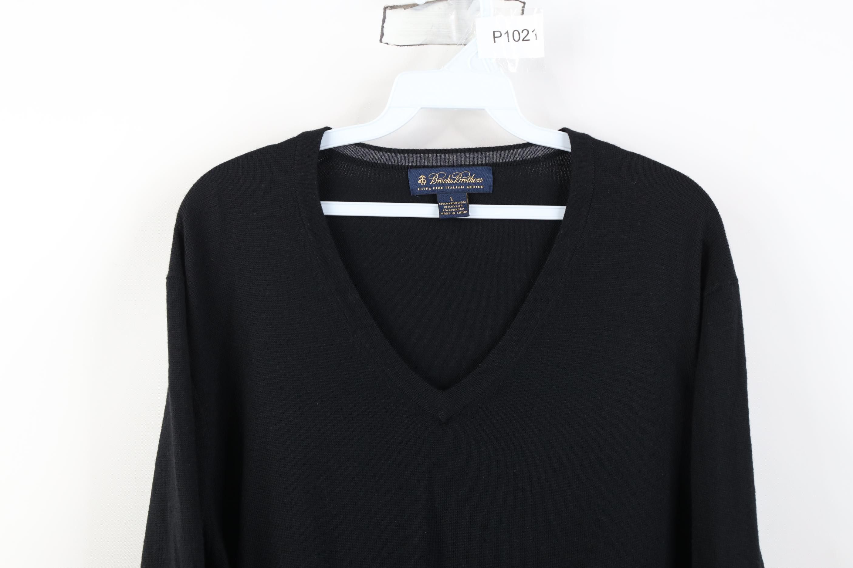 Brooks Brothers Vintage Brooks Brothers Fine Italian Merino Wool Sweater Size US L / EU 52-54 / 3 - 2 Thumbnail