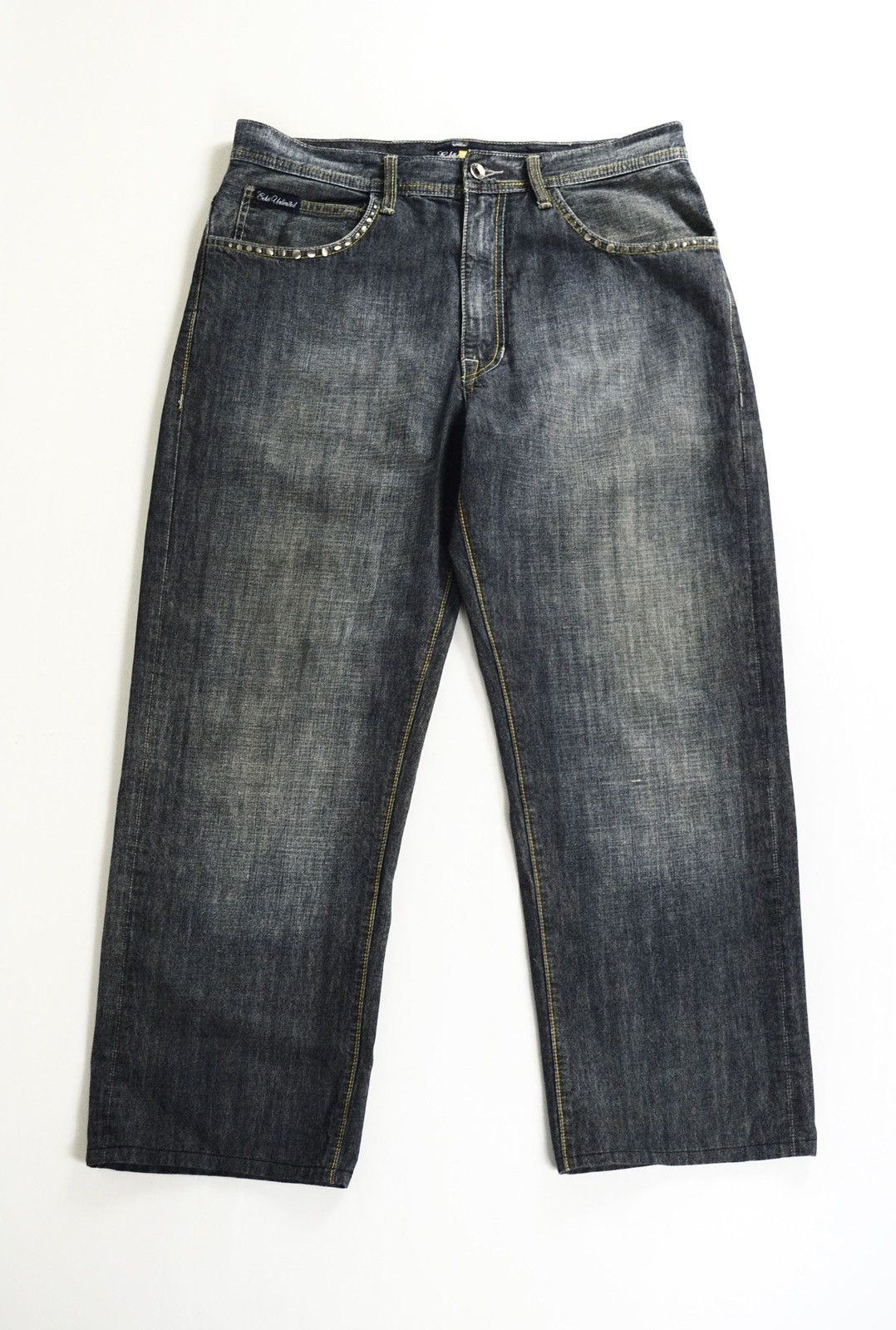 Ecko Unltd. Y2k Ecko UNLTD Baggy Fit Metal Big Logo Denim Jeans Size US 34 / EU 50 - 5 Thumbnail