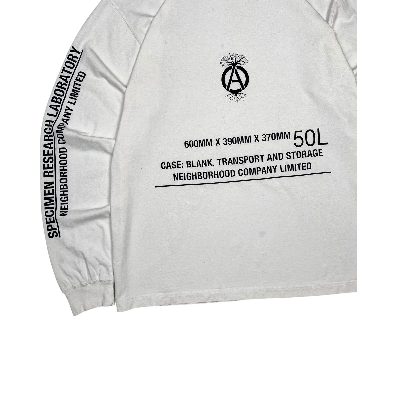 Neighborhood Neighborhood White Longsleeve Size US XL / EU 56 / 4 - 4 Thumbnail